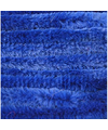 10x Hobbymateriaal chenillegaren blauw 14 mm x 50 cm
