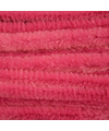 10x Hobbymateriaal chenillegaren roze 14 mm x 50 cm