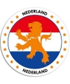 10x Ronde Nederland raamstickers