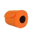 10x WC-papier toiletrollen oranje 140 vellen
