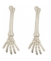 2x Horror kerkhof botten decoratie skelet arm 46 cm