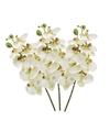 3 stuks witte Phaleanopsis vlinderorchidee kunstbloemen 70 cm decoratie