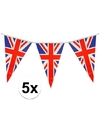 5x Engeland vlaggetjes 7 meter