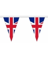 Britse slinger met puntvlaggetjes 5 meter