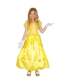 Carnaval prinses jurk geel voor meisjes