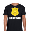 Carnaval shirt-outfit Eindhoven politie embleem zwart voor heren