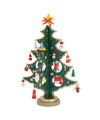 Christmas Decoration kleine decoratie kerstboom hout groen 26 cm