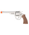 Cowboy speelgoed revolver-pistool metaal 8 schots plaffertjes