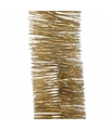 Decoris kerstslinger goud glitter 270 cm folie-lametta slinger