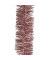Decoris kerstslinger oudroze -270 cm lametta slinger