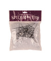 Faram Decoratie spinnenweb-spinrag met spinnen 20 gram wit Halloween-horror versiering