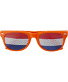 Feest-party bril oranje thema-Koningsdag voor volwassenen