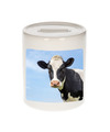 Foto koe spaarpot 9 cm Cadeau koeien liefhebber