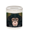 Foto leuke chimpansee spaarpot 9 cm Cadeau apen liefhebber
