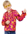 Gekleurd hippie shirts voor kinderen