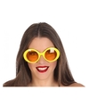 Gele dames verkleedbril