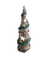 Gerimport LED piramide kerstboom H60 cm rotan kerstverlichting