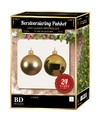 Gouden Kerstversiering Kerstballen 24-delig 6 en 8 cm