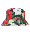 Guirca Verkleed hoedje voor Tropical Hawaii party Summer-jungle print volwassenen Carnaval