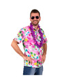 Hawaii shirt-blouse Verkleedkleding Heren Tropische bloemen roze