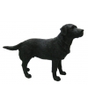 Honden beeldje Labrador zwart 14 cm