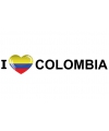 I Love Colombia sticker 19.6 x 4.2 cm