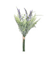 Items Lavendel kunstbloemen bosje met stelen van paarse bloemetjes 14 x 42 cm