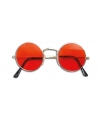 John Lennon Hippie Sixties Flower Power verkleed bril oranje