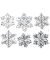 Kerst decoratie stickers zilveren sneeuwvlok-ijsbloem 19 x 30 cm