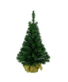 Kerst kunstkerstboom groen 90 cm versiering-decoratie