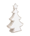 Kerst kunstkerstboom wit glitter beeldje 40 cm versiering-decoratie