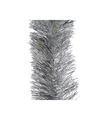 Kerst lametta guirlandes zilver 10 cm breed x 270 cm kerstboom versiering-decoratie