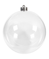 Kerstbal transparant DIY 6 cm Kerstversiering-decoratie