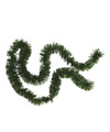 Kerstboom folie slingers-lametta guirlandes van 180 x 7 cm in de kleur glitter groen