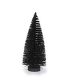 Kerstdorp kerstboompjes zwart 27 cm