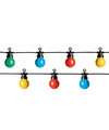 Kerstverlichting multi kleur bal verlichting 20 lampen 15 meter