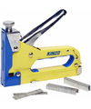 Kinzo Tacker nietmachine incl. 1500 spijkers en nieten voor vloerbedekking en hout