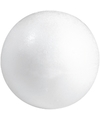 Knutselmateriaal ballen-bollen 7 cm styrofoam-polystyreen-piepschuim