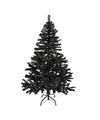 Kunst kerstbomen-kunstbomen in het zwart 150 cm