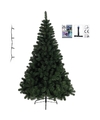 Kunst kerstboom Imperial Pine 120 cm met gekleurde lampjes