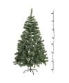 Kunst spar kerstboom 60 cm met gekleurde verlichting