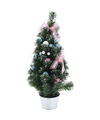 Kunstboom-kunst kerstboom inclusief kerstversiering 50 cm kerstversiering