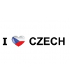 Landen sticker I Love Czech