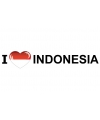 Landen sticker I Love Indonesia