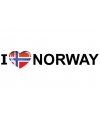 Landen sticker I Love Norway