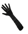 Lange zwarte gala handschoenen