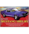 Metalen wand bordje GT500 Shelby