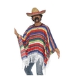 Mexico verkleed kleding poncho met hoed