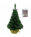 Mini kerstboom-kunstboom incl. verlichting 45 cm