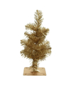 Miniboompje-kunstboom in het goud 35 cm